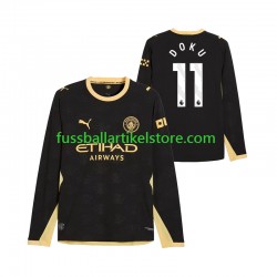 Manchester City Auswärtsausrüstung Jeremy Doku 11 2026-2027 Herren Trikot L/S