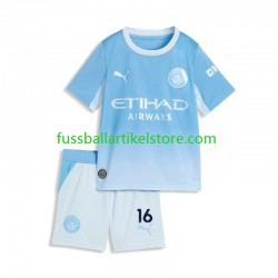 Manchester City Heimausrüstung Rodri 16 2026-2027 Kinder Set(Trikot und Hose) S/S