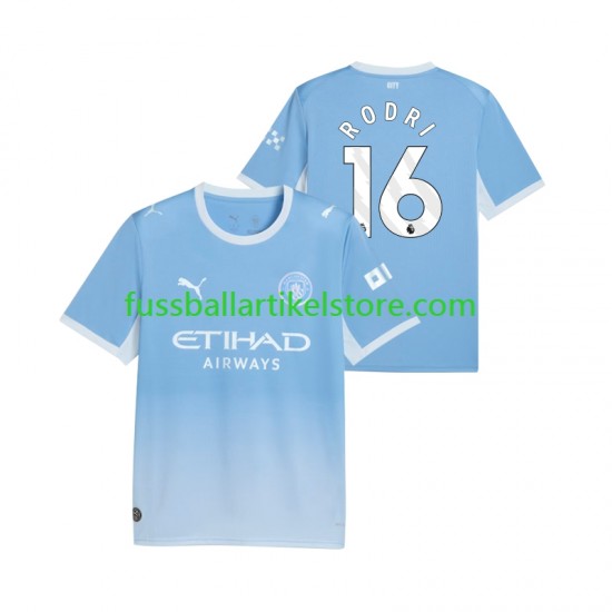 Manchester City Heimausrüstung Rodri 16 2026-2027 Herren Trikot S/S
