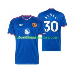 Manchester United Auswärtsausrüstung Benjamin Sesko 30 2026-2027 Herren Trikot S/S
