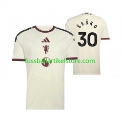 Manchester United Ausweichausrüstung Benjamin Sesko 30 2026-2027 Herren Trikot S/S