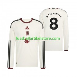Manchester United Ausweichausrüstung Bruno Fernandes 8 2026-2027 Herren Trikot L/S