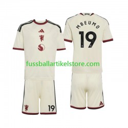 Manchester United Ausweichausrüstung Bryan Mbeumo 19 2026-2027 Kinder Set(Trikot und Hose) S/S
