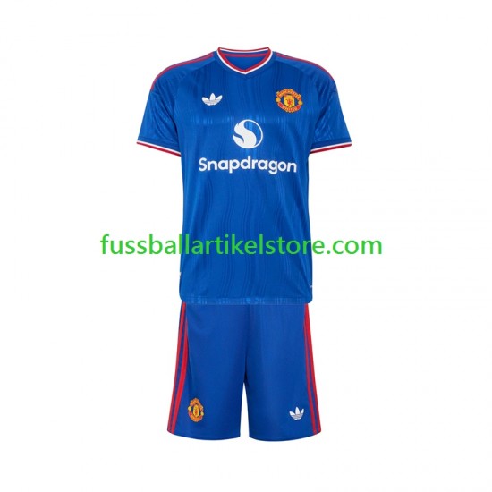 Manchester United Auswärtsausrüstung 2026-2027 Kinder Set(Trikot und Hose) S/S