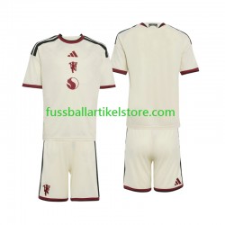 Manchester United Ausweichausrüstung 2026-2027 Kinder Set(Trikot und Hose) S/S
