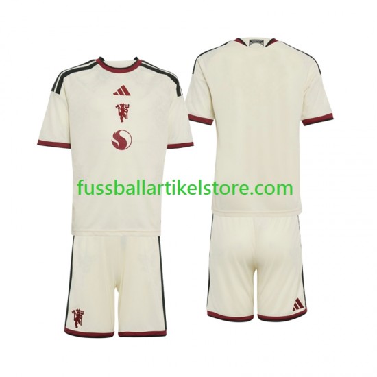 Manchester United Ausweichausrüstung 2026-2027 Kinder Set(Trikot und Hose) S/S
