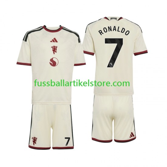 Manchester United Ausweichausrüstung Cristiano Ronaldo 7 2026-2027 Kinder Set(Trikot und Hose) S/S