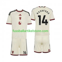 Manchester United Ausweichausrüstung Marcus Rashford 14 2026-2027 Kinder Set(Trikot und Hose) S/S