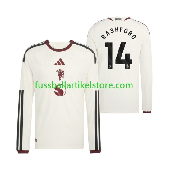 Manchester United Ausweichausrüstung Marcus Rashford 14 2026-2027 Herren Trikot L/S