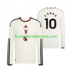 Manchester United Ausweichausrüstung Matheus Cunha 10 2026-2027 Herren Trikot L/S
