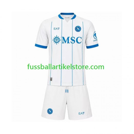 SSC Neapel Auswärtsausrüstung 2026-2027 Kinder Set(Trikot und Hose) S/S