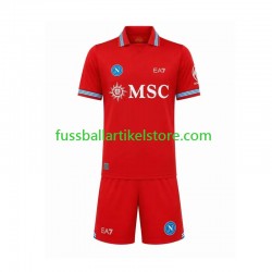 SSC Neapel Ausweichausrüstung 2026-2027 Kinder Set(Trikot und Hose) S/S