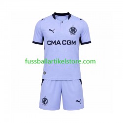 Olympique Marseille Ausweichausrüstung 2026-2027 Kinder Set(Trikot und Hose) S/S