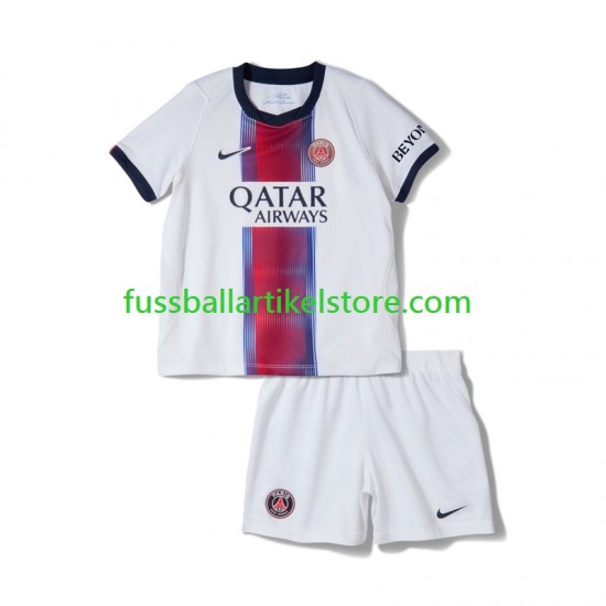 Paris Saint-Germain Auswärtsausrüstung 2026-2027 Kinder Set(Trikot und Hose) S/S