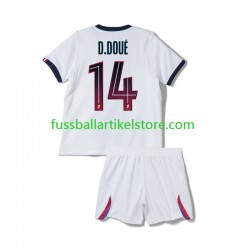 Paris Saint-Germain Auswärtsausrüstung Desire Doue 14 2026-2027 Kinder Set(Trikot und Hose) S/S