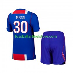 Paris Saint-Germain Heimausrüstung Lionel Messi 30 2026-2027 Kinder Set(Trikot und Hose) S/S