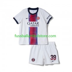 Paris Saint-Germain Auswärtsausrüstung Matvey Safonov 39 2026-2027 Kinder Set(Trikot und Hose) S/S