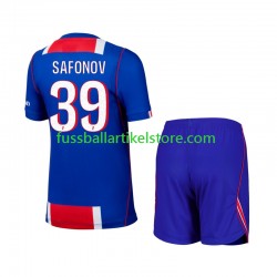 Paris Saint-Germain Heimausrüstung Matvey Safonov 39 2026-2027 Kinder Set(Trikot und Hose) S/S