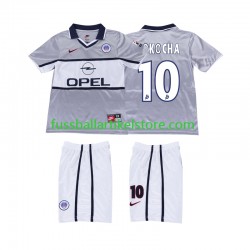 Paris Saint-Germain Auswärtsausrüstung OKOCHA 10 Retro 2000 2001 Kinder Set(Trikot und Hose) S/S