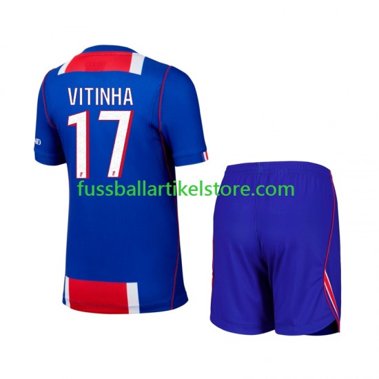 Paris Saint-Germain Heimausrüstung Vitinha 17 2026-2027 Kinder Set(Trikot und Hose) S/S