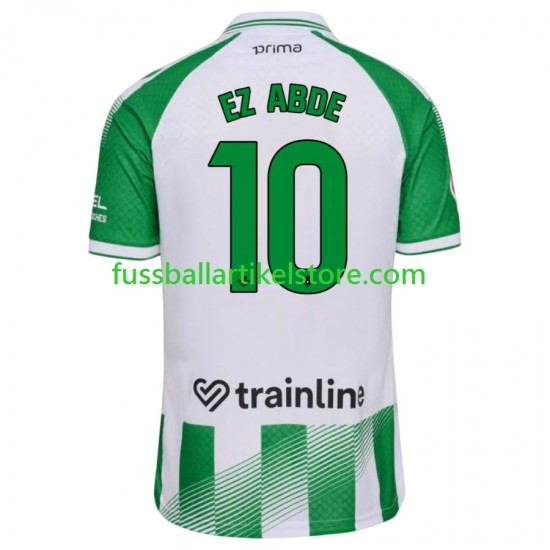 Betis Sevilla Heimausrüstung Abde Ezzalzouli 10 2026-2027 Herren Trikot S/S