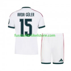 Real Madrid Heimausrüstung Arda Guler 15 2026-2027 Kinder Set(Trikot und Hose) S/S