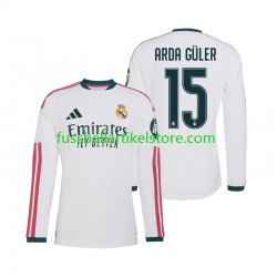 Real Madrid Heimausrüstung Arda Guler 15 2026-2027 Herren Trikot L/S