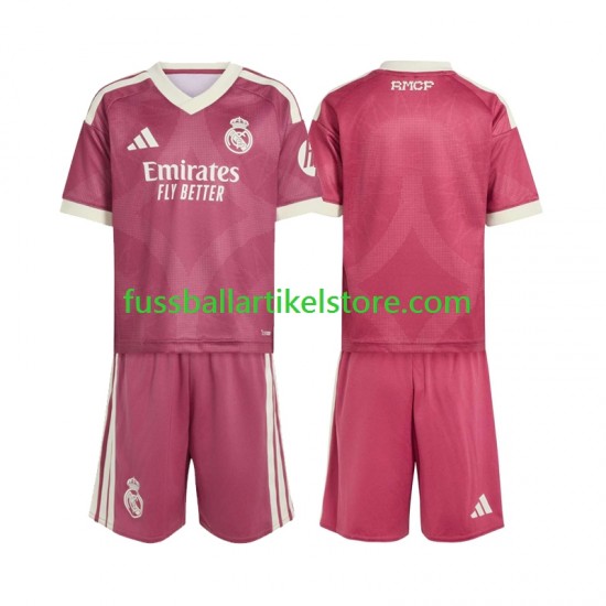 Real Madrid Ausweichausrüstung 2026-2027 Kinder Set(Trikot und Hose) S/S