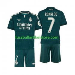 Real Madrid Auswärtsausrüstung Cristiano Ronaldo 7 2026-2027 Kinder Set(Trikot und Hose) S/S