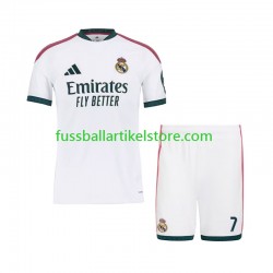 Real Madrid Heimausrüstung Cristiano Ronaldo 7 2026-2027 Kinder Set(Trikot und Hose) S/S