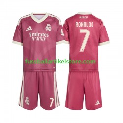 Real Madrid Ausweichausrüstung Cristiano Ronaldo 7 2026-2027 Kinder Set(Trikot und Hose) S/S