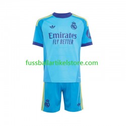 Real Madrid Auswärtsausrüstung Torwart 2026-2027 Kinder Set(Trikot und Hose) S/S