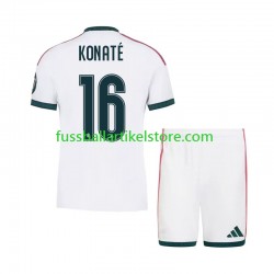 Real Madrid Heimausrüstung Ibrahima Konate 16 2026-2027 Kinder Set(Trikot und Hose) S/S