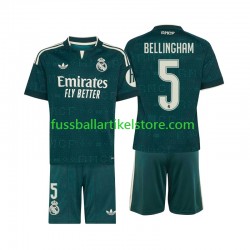 Real Madrid Auswärtsausrüstung Jude Bellingham 5 2026-2027 Kinder Set(Trikot und Hose) S/S