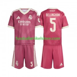 Real Madrid Ausweichausrüstung Jude Bellingham 5 2026-2027 Kinder Set(Trikot und Hose) S/S