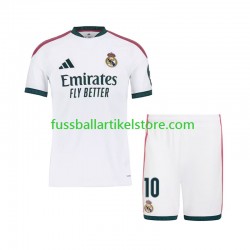 Real Madrid Heimausrüstung Mbappé Kylian 10 2026-2027 Kinder Set(Trikot und Hose) S/S