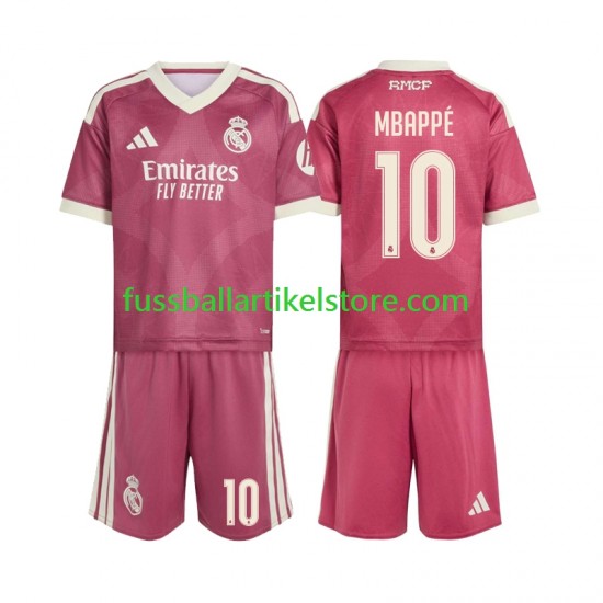 Real Madrid Ausweichausrüstung Mbappé Kylian 10 2026-2027 Kinder Set(Trikot und Hose) S/S