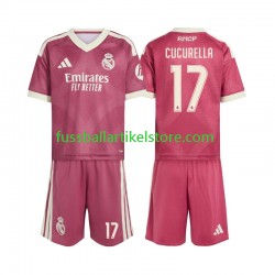Real Madrid Ausweichausrüstung Marc Cucurella 17 2026-2027 Kinder Set(Trikot und Hose) S/S