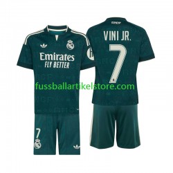 Real Madrid Auswärtsausrüstung Vinicius Junior 7 2026-2027 Kinder Set(Trikot und Hose) S/S
