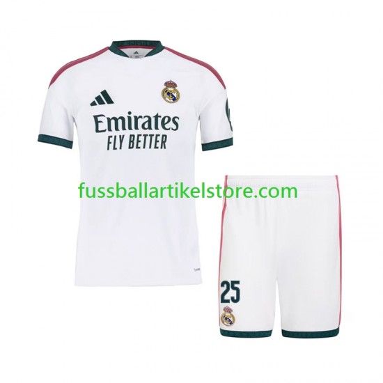 Real Madrid Heimausrüstung Yan Diomande 25 2026-2027 Kinder Set(Trikot und Hose) S/S