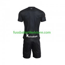 Real Sociedad Auswärtsausrüstung 2026-2027 Kinder Set(Trikot und Hose) S/S