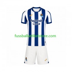Real Sociedad Heimausrüstung 2026-2027 Kinder Set(Trikot und Hose) S/S