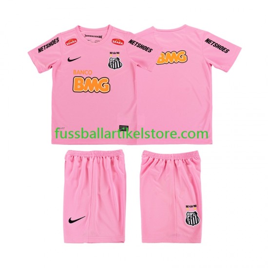 Viertesausrüstung Santos Retro 2012 2013 Kinder Set(Trikot und Hose) S/S