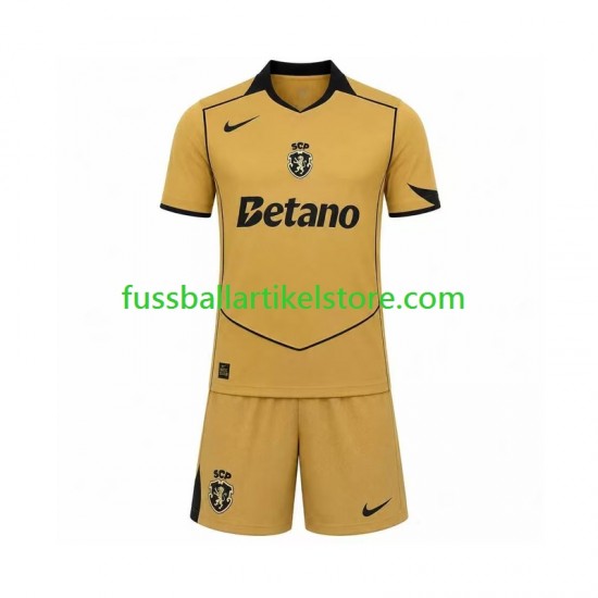 Sporting CP Auswärtsausrüstung 2026-2027 Kinder Set(Trikot und Hose) S/S