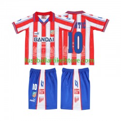 Sporting CP Heimausrüstung PANTIC 10 Retro 1996 1997 Kinder Set(Trikot und Hose) S/S