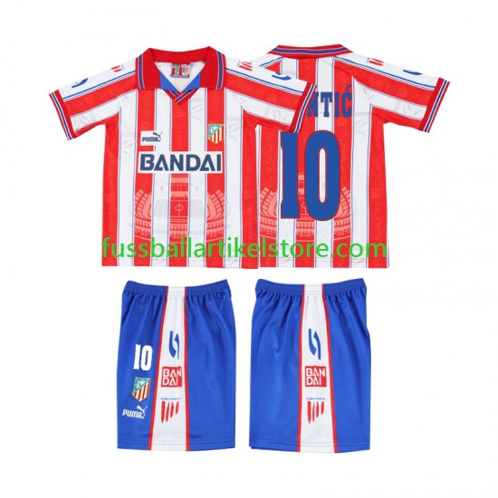 Sporting CP Heimausrüstung PANTIC 10 Retro 1996 1997 Kinder Set(Trikot und Hose) S/S