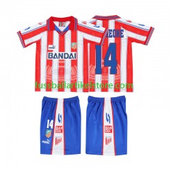 Sporting CP Heimausrüstung SIMEONE 14 Retro 1996 1997 Kinder Set(Trikot und Hose) S/S