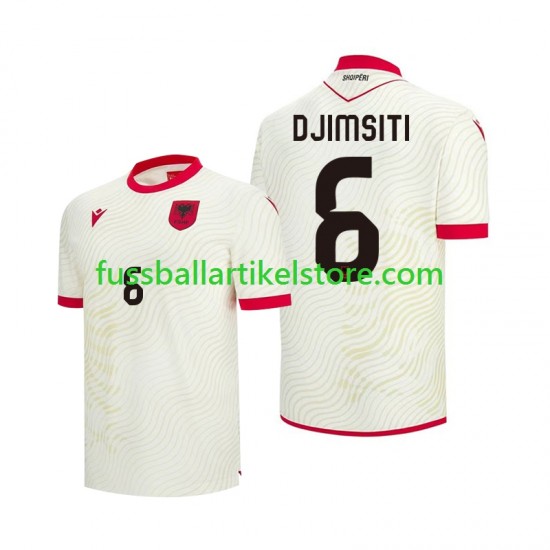 Albanien Auswärtsausrüstung Berat Djimsiti 6 World Cup 2026 Herren Trikot S/S
