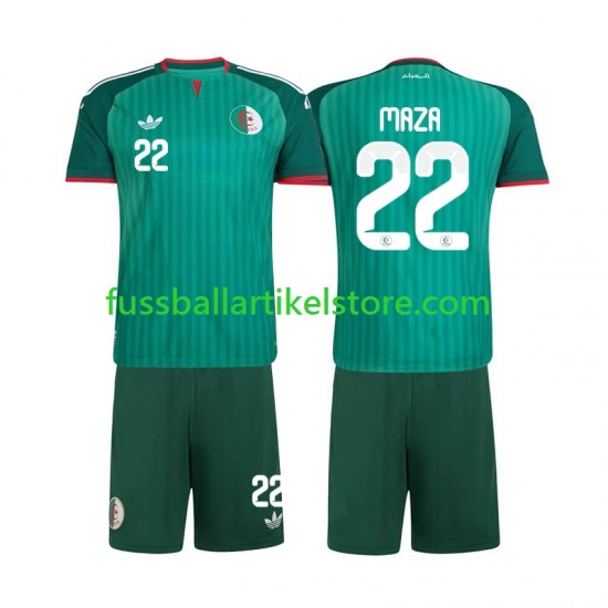 Algerien Auswärtsausrüstung Ibrahim Maza 22 2026 Kinder Set(Trikot und Hose) S/S