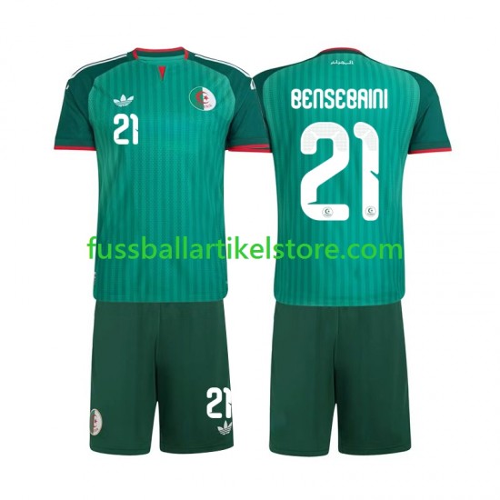 Algerien Auswärtsausrüstung Ramy Bensebaini 21 2026 Kinder Set(Trikot und Hose) S/S